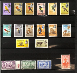 Bechuanaland, Postage Stamp, #180-193, 143-146 MNH, 1961 Animals, Birds, Lion - Picture 1 of 1