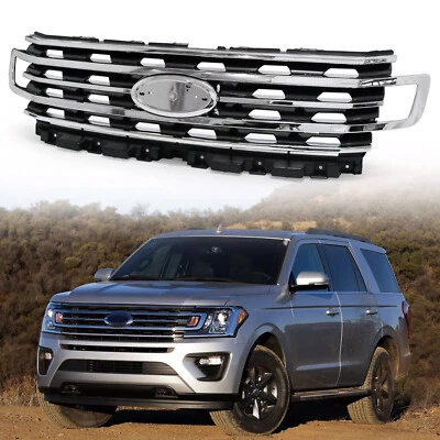 Parrilla de parachoques delantero cromada LL1Z8200BB para Ford Expedition 2018-2021 Foto 1 de 4