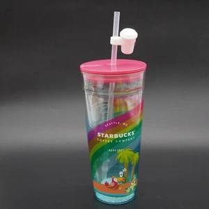 Neu Starbucks 2021 China Summer Jungle Toucan 20oz Glas Tasse Tumbler - Bild 1 von 7