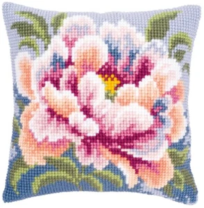 Vervaco Kit Cuscini Punto Croce Camelia 16" x 16" - Foto 1 di 2