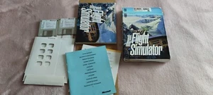 Microsoft Flight Simulator 5.0 MS-DOS 3.5" 1.44 Floppy Disks 1993 Big Box PC - Picture 1 of 3
