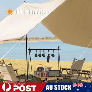 Camping Tarp Shelter Hammock RainFly Waterproof Compact for Fishing Beach Picnic - Picture 1 of 15