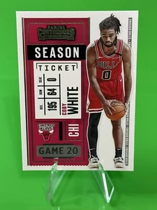 🏀🏀2020-21 Panini Contenders Season Ticket #44 Coby White Chicago Bulls!!!🏀🏀 - Picture 1 of 3