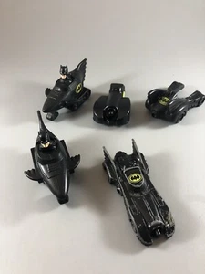 Vintage 1989 ERTL BATMOBILE DC Comics Batman Car + 4 Pieces 5 Total As Is BD1 - Picture 1 of 10