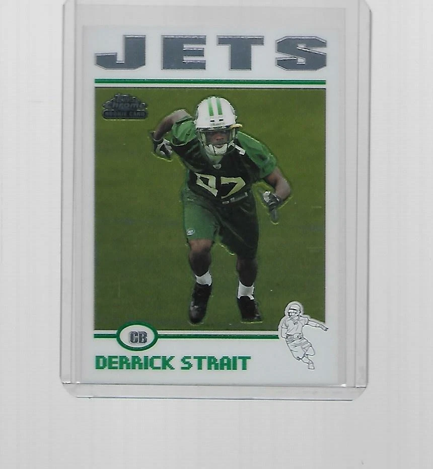 2004 TOPPS CHROME FOOTBALL DERRICK STRAIT ROOKIE SHORTPRINT #201 - Image 1 of 1