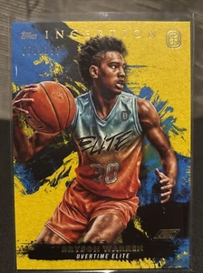 2021-22 Topps Inception OTE Overtime Elite Yellow /150 Bryson Warren #73 NM - Picture 1 of 3