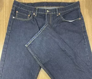 Jeans Levi's 505 vestibilità regolare/dritta 38x30 scuro prelavato *come nuovo LN* 052521 - Foto 1 di 2