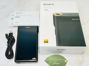 SONY NW-WM1AM2 WALKMAN Signature Series 128GB Android 11 Black Hi-Res Fast Ship - Picture 1 of 12