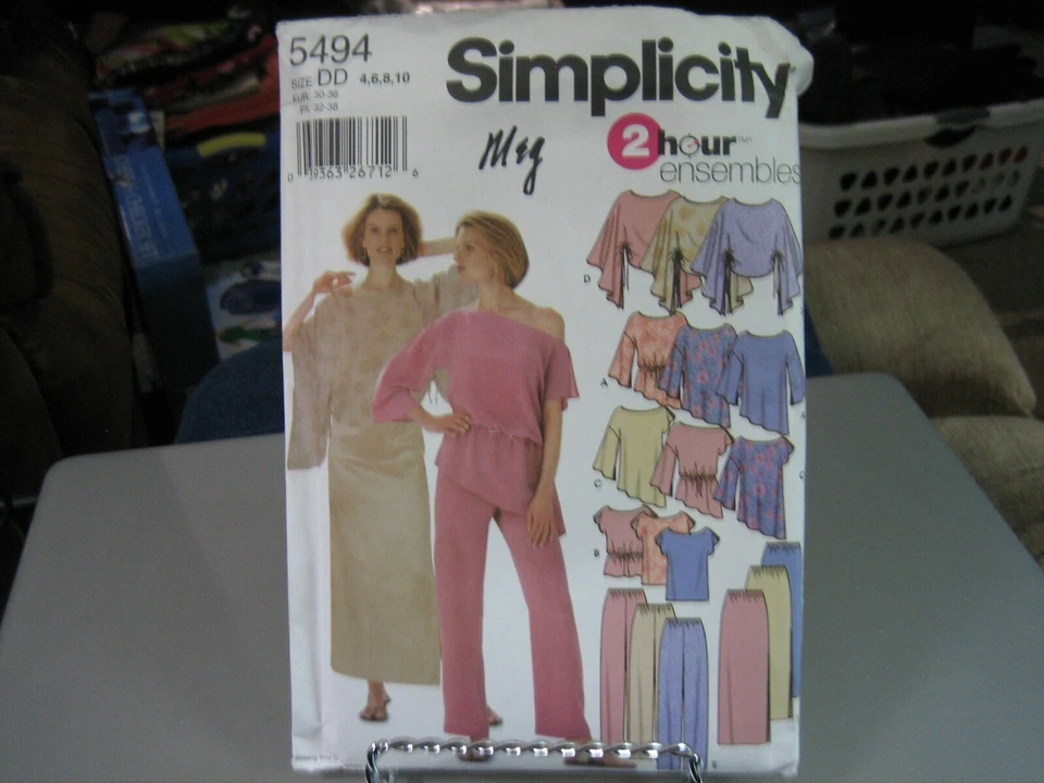 Simplicity 5494 Misses Evening Tops, Skirt & Pants Pattern - Size 4/6/8/10 - Image 1 of 1