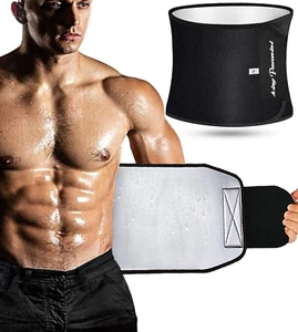Waist Trimmer for Women & Mens Waist Trainer Sweat Belt plus Size, Upgraded - Picture 1 of 12