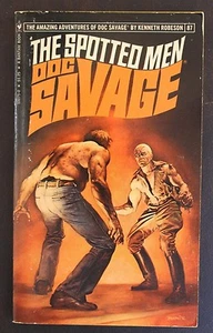 DOC SAVAGE #87 THE SPOTTED MEN VG+ 1st BANTAM BORIS VALLEJO CVR 1977 - Picture 1 of 1