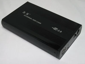 3,5' IDE Festplattengehäuse aus ALU               #q687 - Bild 1 von 2