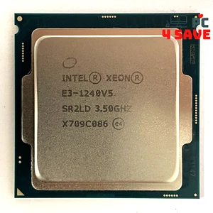 Intel Xeon E3-1240 V5 3.50GHz 4-Cores 8MB LGA1151 Server Processor SR2CM SR2LD - Picture 1 of 1
