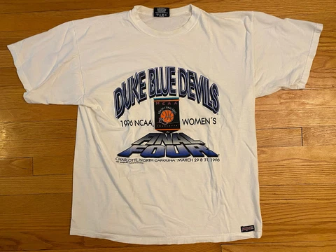 Vintage Jansport 96 Duke Womens Basketball Final Four T-shirt Mens XXL USA Made Cover