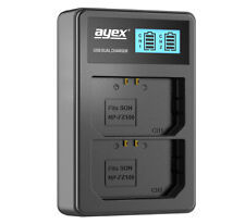 ayex USB Dual Charger Ladegerät für Sony NP-FZ100 Kamera-Akkus