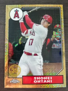 2022 Topps Silver Pack Shohei Ohtani #T87C-1 1987 Chrome Mojo Refractor - Picture 1 of 2