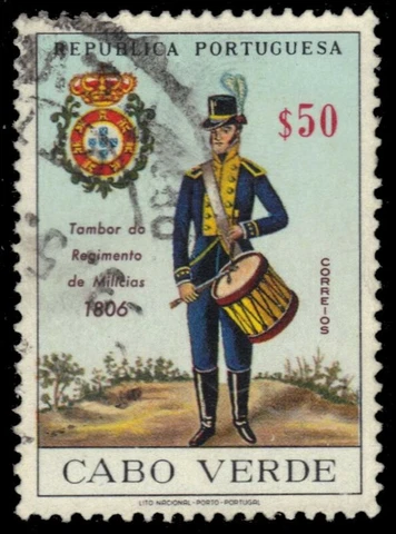 CAPE VERDE 330 - Military Uniform "Militia Drummer, 1806" (pa57661) Cover