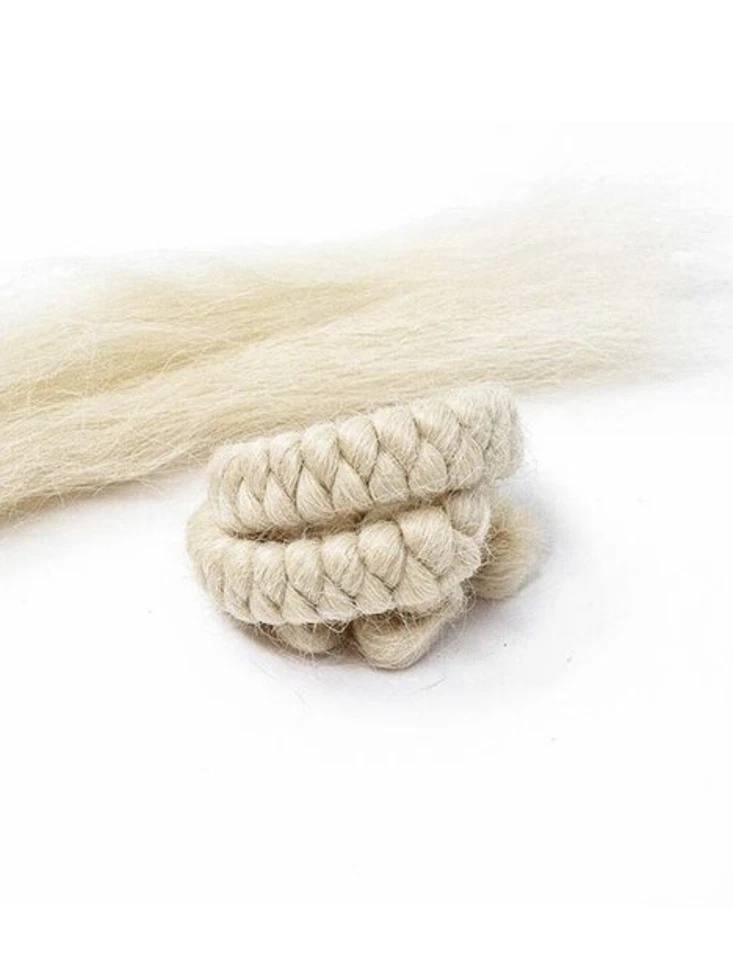 Fantasia teatral maquiagem lobisomem barba fera loira cabelo crepe Halloween - Imagem 1 de 1