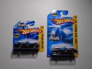 2006 HOT WHEELS , DIECAST, ( 1966 STYLE BATMOBILES X 2 ) - Picture 1 of 2