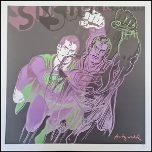 ANDY WARHOL * Superman * lithograph * 50 x 50 cm * limited # 49/500 CMOA signed - Bild 1 von 10