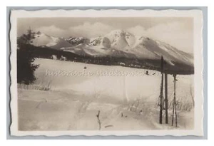Vysoké Tatry - Hohe Tatra Slowakei 1937 - Landschaft Ski Winter - Foto 1930er - Bild 1 von 2
