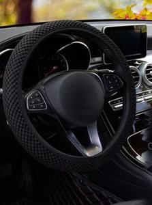 1pc Breathable Car Steering Wheel Cover - Non-Slip & Comfortable Grip - NEW - Picture 1 of 4