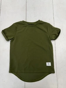 Shein Green Textured Short Sleeve T Shirt Boys Size 12 - Picture 1 of 6
