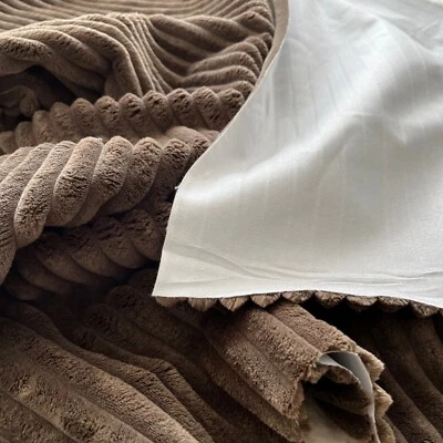 Tela de tapicería de nogal para silla sofá, se vende por yarda tapicería de pana Foto 1 de 4