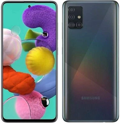 Fully Unlocked Samsung Galaxy A51 A515U Black 128GB AT&T T-Mobile Verizon - Good - Image 1 of 4