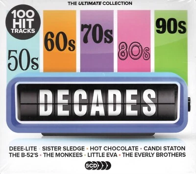 Ultimate Decades (5CD) Sister Sledge, Hot Chocolate, Cher, A-Ha, uvm. Neu & OVP - Bild 1 von 2
