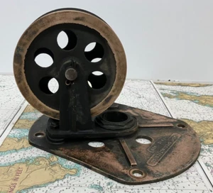 Yacht Specialties Adjustable Steering Idler with 6" Sheave-Bronze - Foto 1 di 4