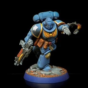 Professionally Painted WARHAMMER 40K Ultramarine Intercessor  Justian - Picture 1 of 6