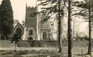 REAL PHOTO POSTCARD OF PILLERTON HERSEY CHURCH, (NEAR STRATFORD), WARWICKSHIRE - Foto 1 di 2