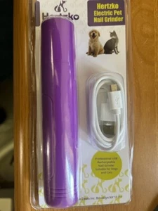 Hertzko Electric Pet Nail Trimmer with USB Cable - Purple (HNG-31) NEW - Picture 1 of 1