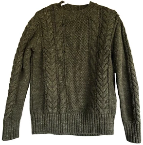 Gap Kids Cable Knit Pullover Green sweater size S (6-7) Cotton - Picture 1 of 3