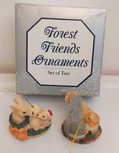 Vtg Forest Friends Ornaments Deer & Birds By GAO - Picture 1 of 11
