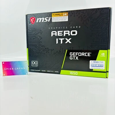 MSI GeForce GTX  1650 AERO ITX 4G OC Graphics Board Teted With Box - Image 1 of 4