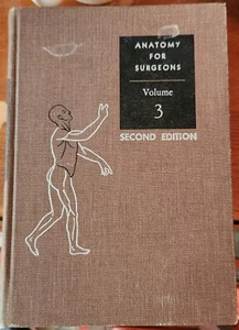 Anatomy For Surgeons Volume 3 The Back and Limbs Second Edition Hardcover 1968 - Imagen 1 de 1