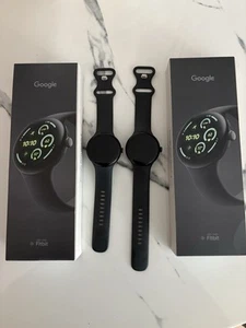 Google Pixel Watch 3 LTE 45mm Matte Black Obsidian (RRP $500+) —- 2 Available!! - Zdjęcie 1 z 1