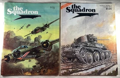 2 ISS. THE SQUADRON MAGAZINE. Vintage 1974. Military Modeling. Vol 4 Nos 2 & 3. - Image 1 of 4