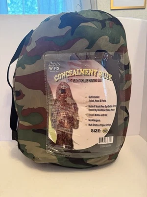 WFS Concealment Suit Ghillie Hunting Suit Lightweight XL / 2X MS500 - Image 1 of 4