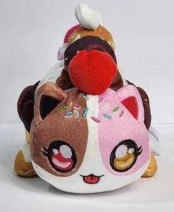 Aphmau MeeMeow 6 Zoll Mystery Plüsch-Eis - neapolitanische Katze - Bild 1 von 7