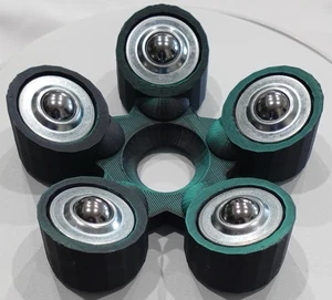 Bowling Ball Spinner Tasse - schwarz und grün - Bild 1 von 5