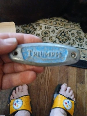 TRIUMPH TR25W VINTAGE OEM BALANCÍN EJE COVER TRIUMPH 250 TRAIL BAZER TROPHY Foto 1 de 4