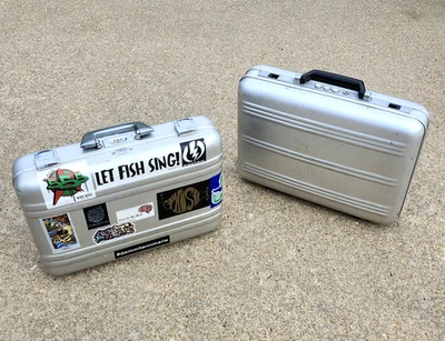 复古 Zero Halliburton Elite 公文包 带组合锁 铝 美国 — 第 1/4 张图片