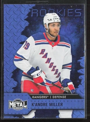 2020-21 Skybox Metal Universe Rookies K'Andre Miller #148 Blue PMG Spectrum (RC) - Image 1 of 2