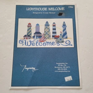 Leuchtturm Willkommen Kreuzstichmuster I984 Imaginating Inc Ursula Michael - Bild 1 von 2
