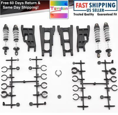 Fits Traxxas Rustler 2WD Stampede Shocks Dampers Springs, Suspension Arms Spacer - Image 1 of 4