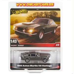 Hot Wheels Premium 1985 ASTON MARTIN V8 VANTAGE Real Riders Scale 1:43 Diecast - Imagen 1 de 2
