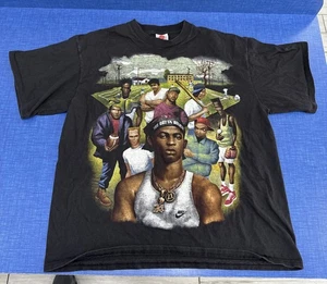 NIKE Deion Sanders T-Shirt VTG 90s Believe Single Stitch USA Lg - Picture 1 of 8